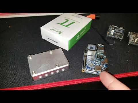 FriendlyArm NanoPi Neo4 - Hardware Overview - Heatsink Installation - Let's Look
