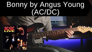 BONNY by Angus Young (AC/DC) | How to play :: Guitar Lesson :: Tutorial