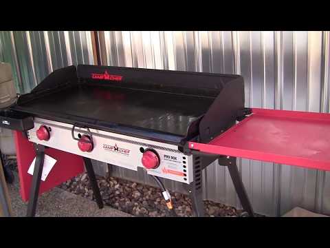 Camp Chef Pro 90X 3 burner stove with griddle Aug 2017