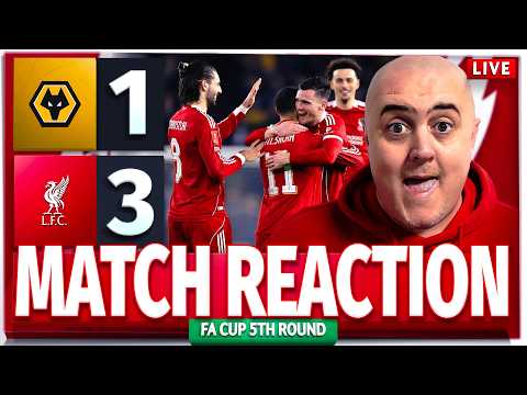 WOLVES 1-3 LIVERPOOL! Craig's LIVE Match Reaction