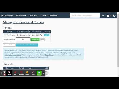 Delta Math Teacher Code