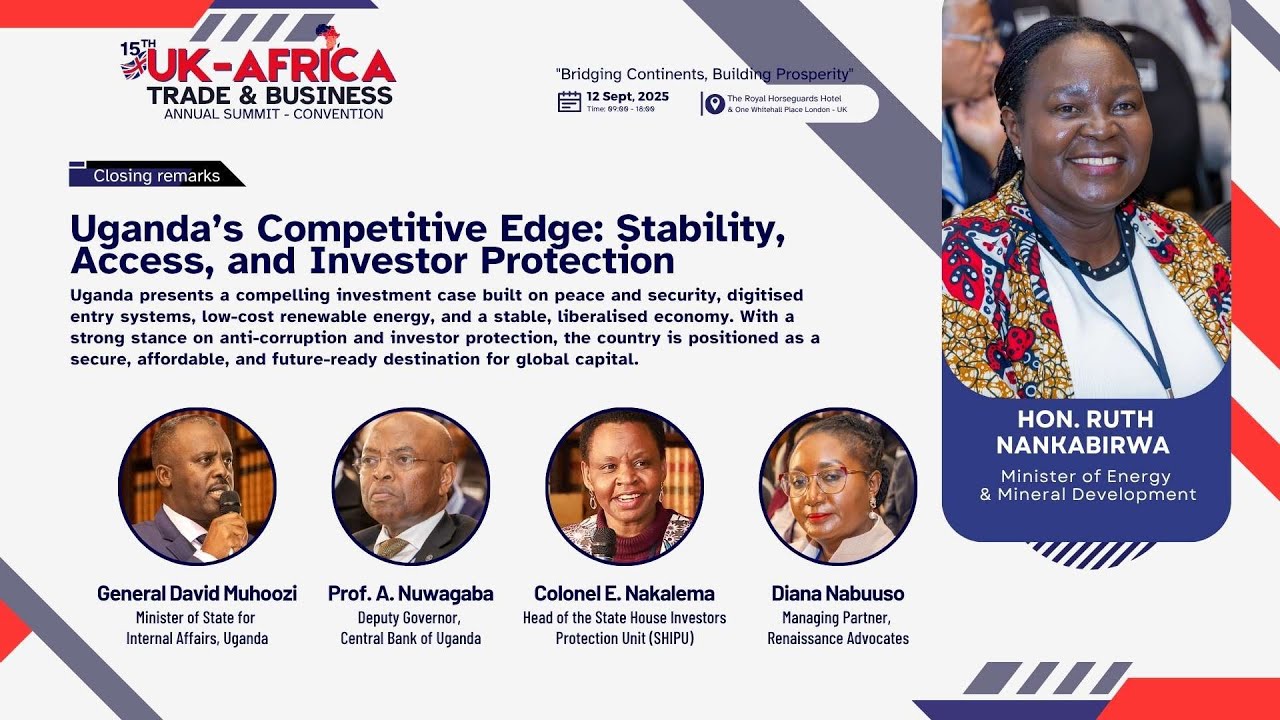 ⚡ Uganda’s Real Power Opportunity: The Last-Mile Grid | Hon. Ruth Nankabirwa #UKAfricaSummit2025