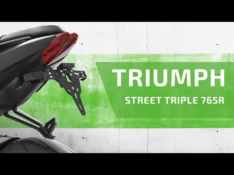 Vorschau: ZIEGER Kennzeichenhalter passend für Triumph Street Triple 765R; Baujahre: 2022-2023