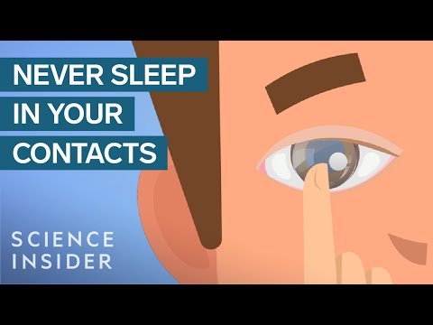 コンタクトレンズの中で寝るとどうなるか (What Happens When You Sleep In Your Contact Lenses)