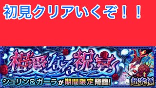 【モンスト】突然きた超究極シュリン&ガーラを完全初見クリア目指していくぞ！！