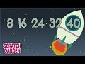 The Counting by Eights Song | Counting Songs | Scratch Garden