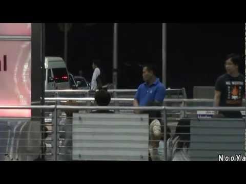 120407 KMW in BKK - Suvarnabhumi Airport TaeyNy go back to Korea