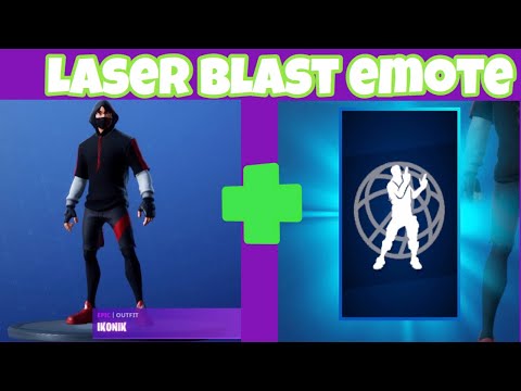 iKONIK doing Laser Blast