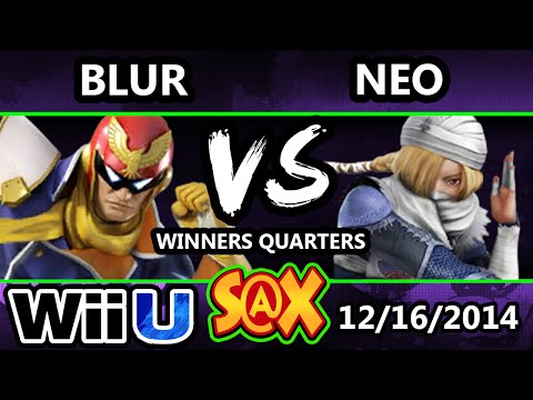 S@X - Neo (Sheik) Vs. Blur (Captain Falcon) SSB4 Winners Quarters - Smash 4 Wii U