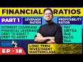 Financial Ratios For Easy Analysis Of Companies Study Profitability Leverage Part 1 E18