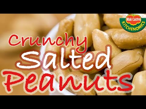 Crunchy Salted Peanuts || Roasted Peanuts || How To Make It Crunchy