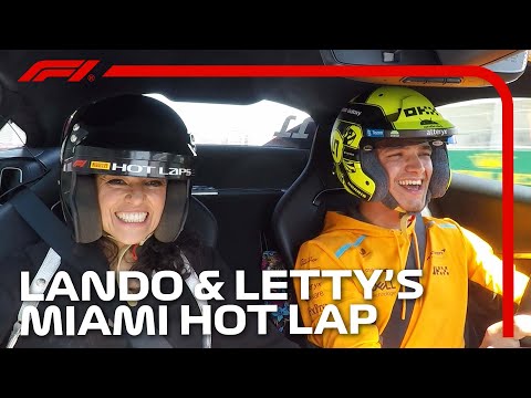 IN FULL: Lando Takes Michelle Rodriguez For A Fast And Furious Lap In Miami! | F1 Pirelli Hot Laps