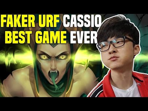 SKT T1 Faker Insane AR URF Game With CASSIOPEIA   BEST GAME EVER   YouTube