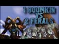 Bartokk | LvL 100 | 1 Boomkin Vs 2 Ferals 6.0.3 ...