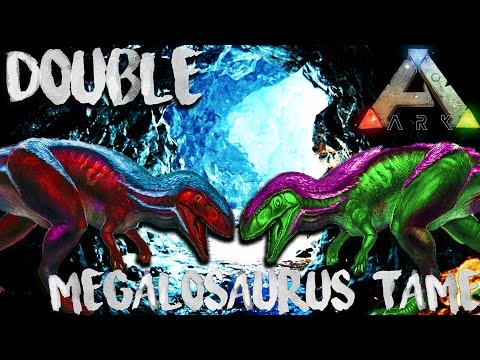 ARK | DOUBLE MEGALOSARUS TAME | STARTING MEGALOSAURUS EGG FARM!