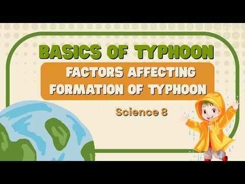 Quarter 3: Science 8 Week 5 | Factors Affecting Typhoon Formation |  MATATAG Curriculum