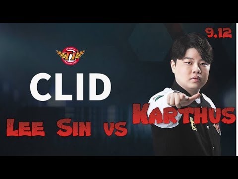 SKT Clid - Lee Sin vs Karthus Jungle - LoL Season 9 KR Ranked | League Of Legends