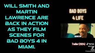 Will Smith & Martin Lawrence were spotted in Miami, ready for action in the upcoming Bad Boys 4.