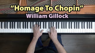 “Homage To Chopin” by William Gillock - P. Barton, FEURICH piano