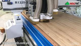 MÁY CNC NESTING 3 ĐẦU HOLZTEK R1325-3BF | CNC CẮT KHOAN NẠP PHÔI TỰ ĐỘNG