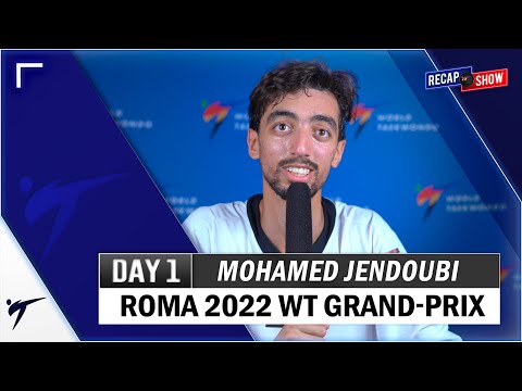 MOHAMED K. JENDOUBI POST FIGHTS INTERVIEW - SILVER MEDALIST OG THE ROMA 2022 WT GRAND PRIX