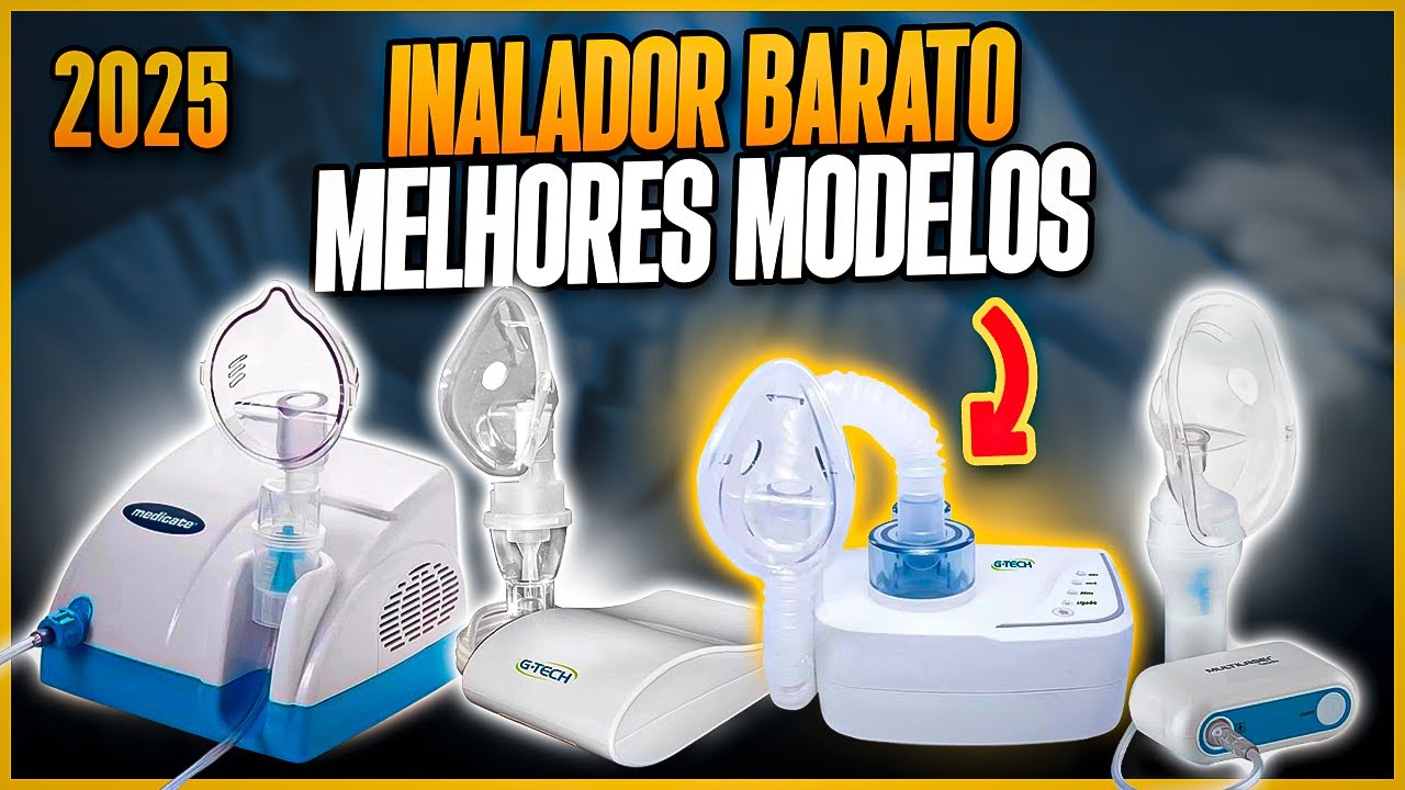 MELHORES INALADORES para Comprar em 2024! 4 Modelos Custo Benefício - Nebulizador Bom e Barato