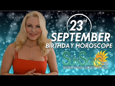 September 23rd Zodiac Horoscope Birthday Personality - Libra - Part 1