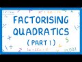 GCSE Maths - Factorising Quadratics - Part 1 - (When the x^2 Coefficient is 1) - #50