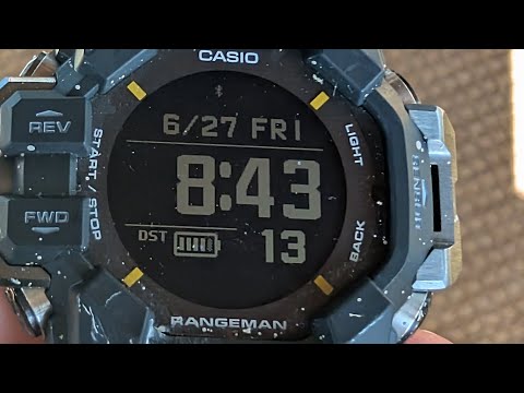 INSANE Battery Life!!!! Casio G-Shock Rangeman GRPH1000 Solar Update.