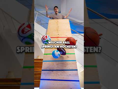 Welcher Ball springt am höchsten?!🧐 #hund #ball #comedy #challenge