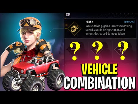 Vehicle Character Combination 🔥 | Best Character Skill For Car In Free Fire