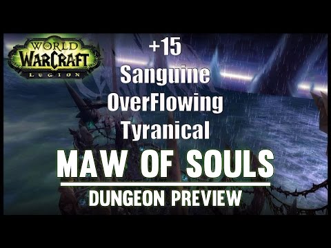 Mythic+15 Maw of Souls Spriest PoV Sanguine OverFlowing Tyranical