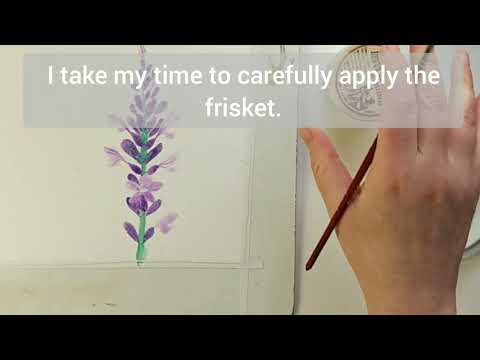 Two Tube Watercolor: Cobalt Violet and Pthalo Green YS