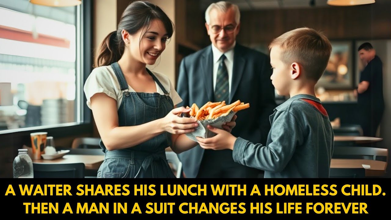 A Waiter Shares His Lunch With A Homeless Child. Then A Man In A Suit Changes His Life Forever