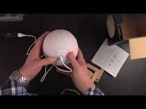 Ночник Луна Moon Lamp 13 см атмосферный свет для уютного интерьера - фото 1 - id-p3199388740