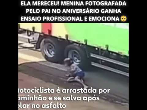 Um verdadeiro susto! A dona de casa Valdete da Silva, de 62 anos, escapou por pouco