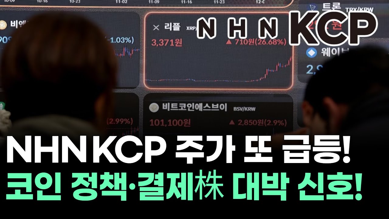 NHN KCP 주가 또 급등! NHN KCP 주가 또 급등!