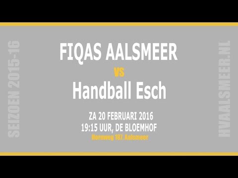 FIQAS Aalsmeer vs Handball Esch