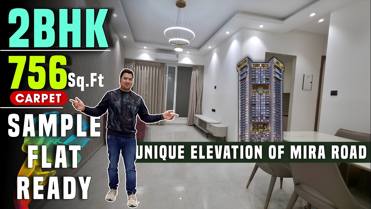 2BHK Flat Sale In Mira Road With Spacious Carpet with 4ft Deck / Luxury Amenities #2bhk #2bhkjodi