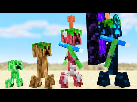 Minecraft but I can Upgrade Creepers
