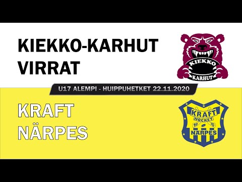 U17 Alempi 2020 - 2021 Highlights | Kiekko-Karhut vs. Kraft | 22. Marras 2020