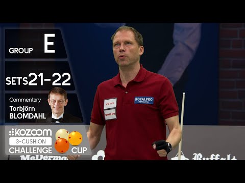 3-CUSHION Kozoom Challenge Cup - Group E - Sets 21-22