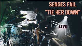 Senses Fail - Tie Her Down LIVE (drum cam)