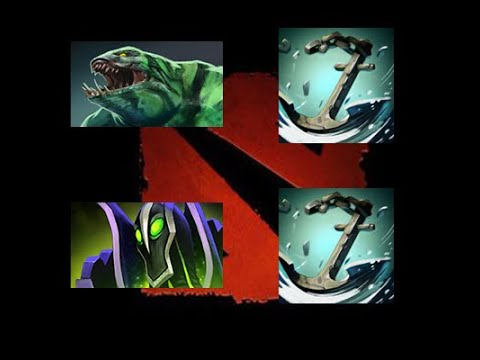 Dota 2 - Tidehunter(Anchor Smash) and Rubick(Anchor Smash)