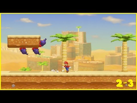 Super Mario : 3 Worlds | World 2 - Dangerous Desert | Level 3 -  Ant Trooper Nest (MM2 Level)