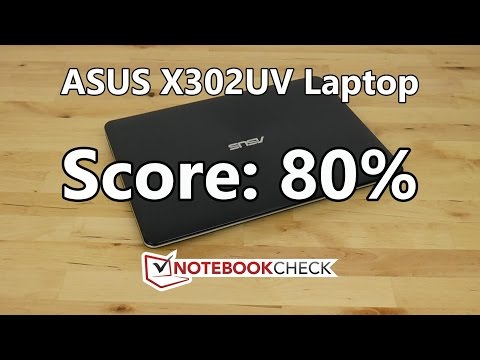 ASUS X302UV laptop 2016 review in 90 seconds.