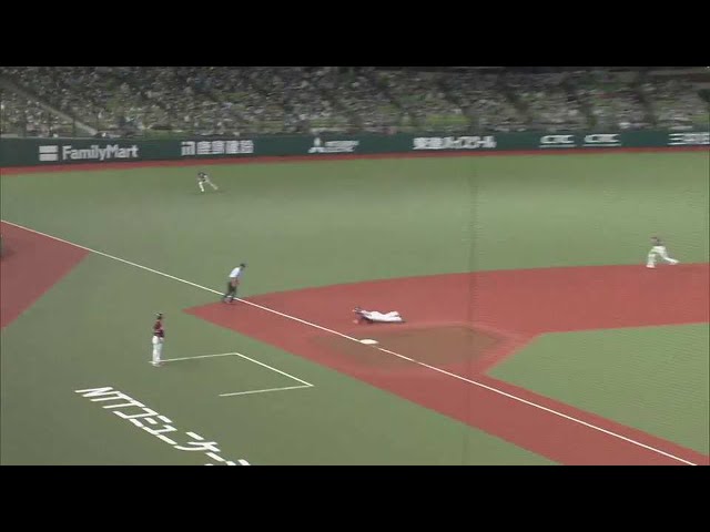 【8回表】ライオンズ・平沼 強烈な打球をダイビングキャッチのファインプレー!! 2021/8/15 L-E