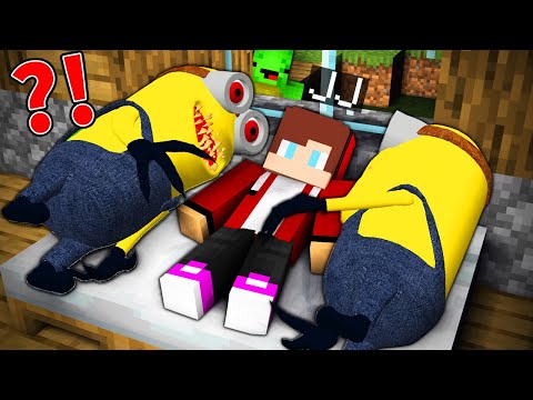 Shocking Minecraft Challenge: JJ and Mikey TIED by MINION.EXE - Maizen