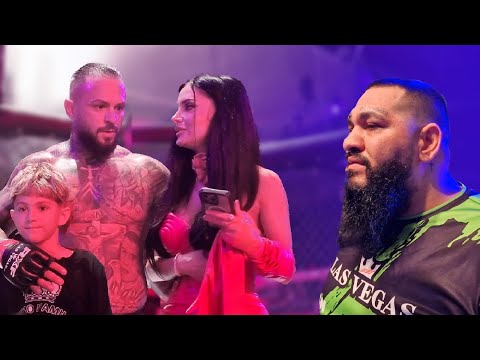 Meko și-a luat în brațe soția și fiul după ce l-a bătut pe George Pian în cușca din Gala RXF