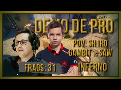 [PT] zorlaK Analisa: PoV SH1R0 - GAMBIT vs SAW - INFERNO [Demo de Pro]